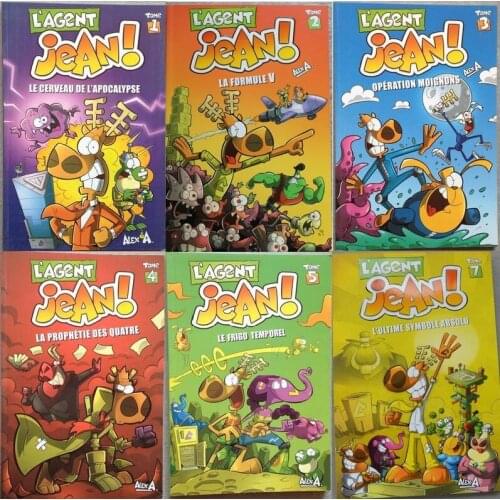 1 Book Child Kids Baby Sci-Fi Fantasy Cartoon Comic Color Picture Story enlightenment education Learning French Book Age 5 - 12