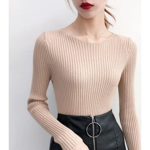 2019 New Sweater woman garment port flavor render unlined upper garment of cultivate morality in the spring and autumn sweater