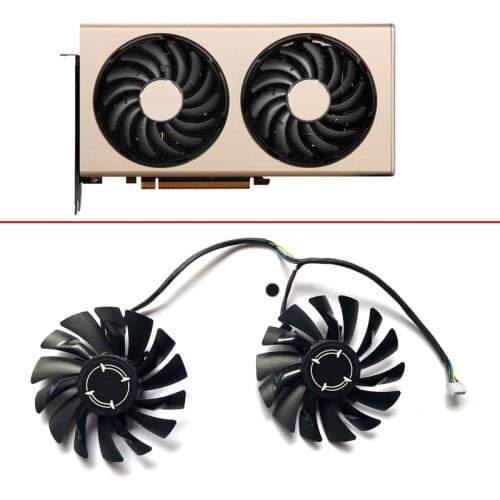 85MM For MSI Radeon RX 5700 XT EVOKE OC RX 5700 XT GAMING X RX5600 XT Cooling Fans PLD09210S12HH 4PIN 12V RX 5700 GPU Fan