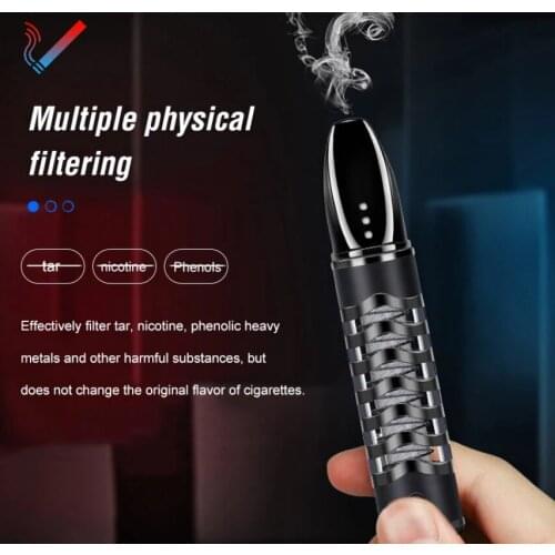 Smoking Accessories Luxury AshtrayDust Proof Lazy Cigarette Holder Filter Gadgets For Men Anti-dirty Ash Collection For Car Use