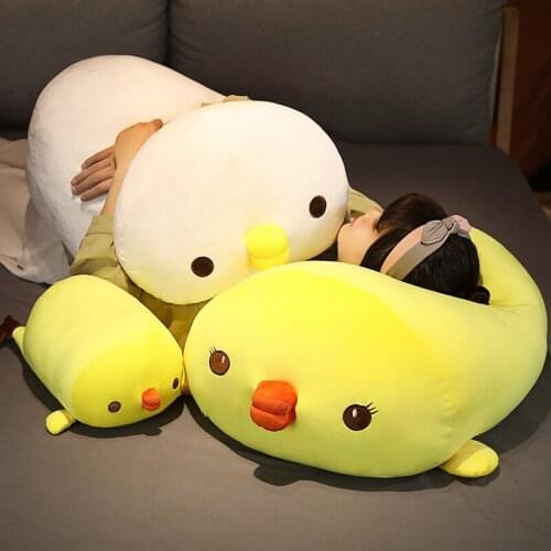 Zqswkl 40/60cm anime fat chicken plush toy big stuffed animals pillow christmas birthday gift to girlfriend soft stuffed toys