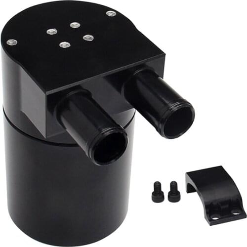 Car Black Aluminum Alloy Oil Catch Can Tank Bottle Fit For bmw N54 335 535i