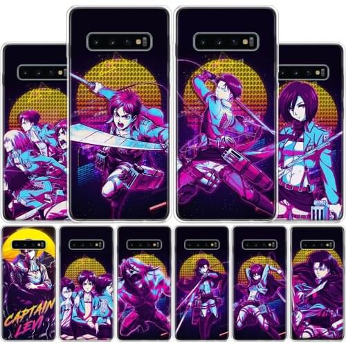 Attack on Titan Levi Ackerman Anime Phone Case For Samsung Galaxy A51 A71 A50S A30S A10 A20E A40 A70 M30S A01 A21 A6 A7 A8 A9 Pl