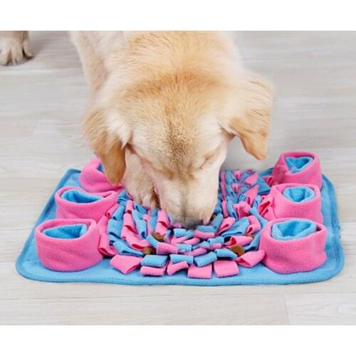 Dog Toys Pet Snuffle Mats Washable Feeding Training Mat Dog Nosework Feed Encourages Natural Foraging Skills