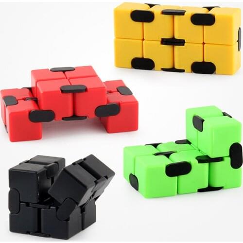 Fidget Toys Childrens Fingertips Decompress Portable Lightweight Magic Square Antistress Toys Infinity Cube Puzzle Sensory Toys