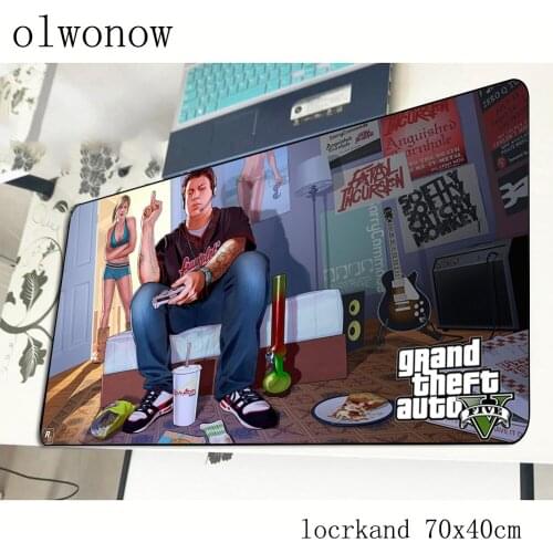 Gta mouse pad 70x40cm wrist rest mousepads best gaming mousepad gamer Boy Gift large personalized mouse pads keyboard pc pad