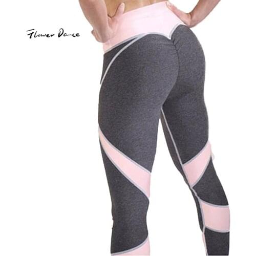 FlowerDance Yoga Pants Gym Leggings Seamless Sport Women Fitness Trousers ladies Femme Breathable High Waist Running Elastic