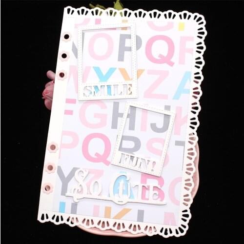 KSCRAFT Photo Planners Metal Cutting Dies Stencils for DIY Scrapbooking Decorative Embossing DIY Paper Cards