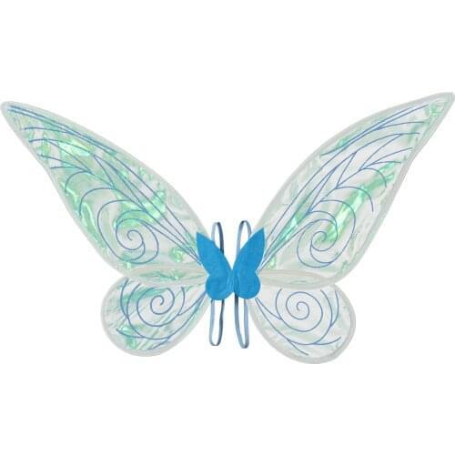 Lovely Kid Girl Shiny Color Changing Butterfly Angel Fairy Wings Party Fancy Dress Carnival Festival Cosplay Costume Photo Props