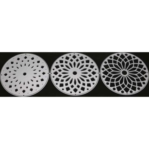 New 2019 Irregular Round Shape Metal Cutting Dies Scrapbooking Stamps Craft Embossing DIY Paper cards Making Stencil Template