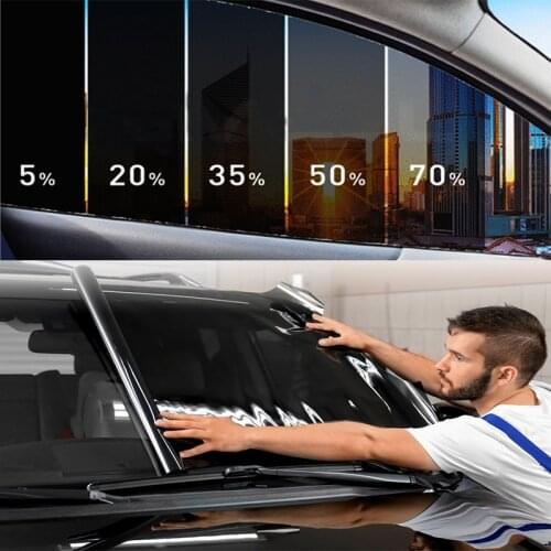 300cmx50cm Black Car Window Foils Tint Tinting Film Roll Car Auto Home Window Glass Summer Solar UV Protector Sticker Films