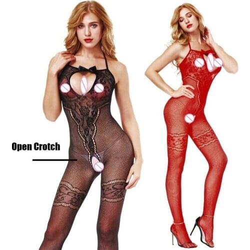 Porno Sexy Lingerie Plus Size Women Crotchless Erotic Langerie Transparent Sexy Underwear Sexy Costumes Lenceria Femenina QQ340