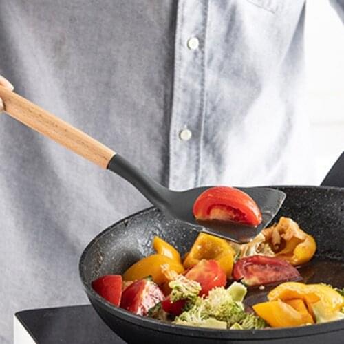 Silicone Non-Stick Leak shovel Kitchen Soup Spoon Kitchenware Cookware kitchenware Household Tableware