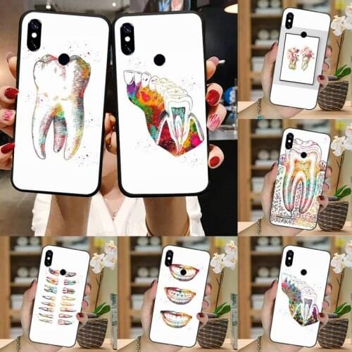 Dental Definitions Tooth Phone Case For Xiaomi Redmi Note 4 4x 5 6 7 8 pro S2 PLUS 6A PRO
