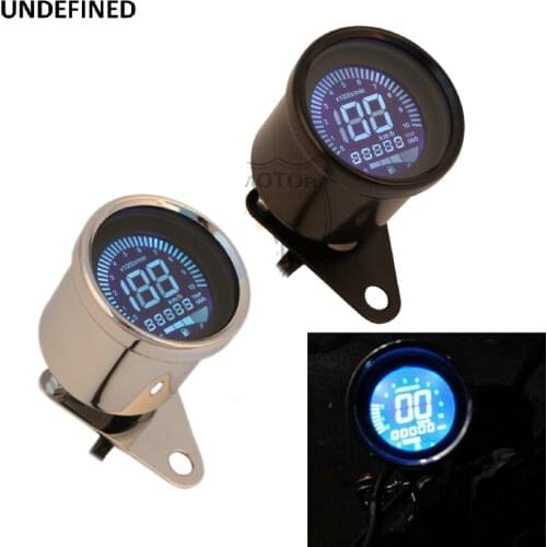 UNDEFINED Universal Motorcycle Digital LED LCD Odometer Speedometer Tachometer Speed Gauge for 12V All Motorcycles DDD198