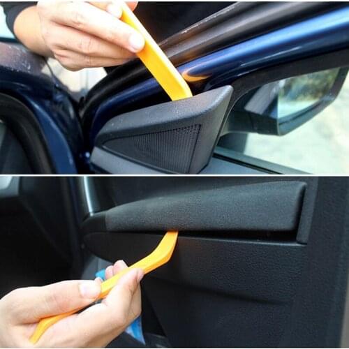 4Pcs Car Door Clip Panel Removal Tools Dismantle Kits Audio Video Dashboard Dismantle Kits Repair Installer Car Accessories
