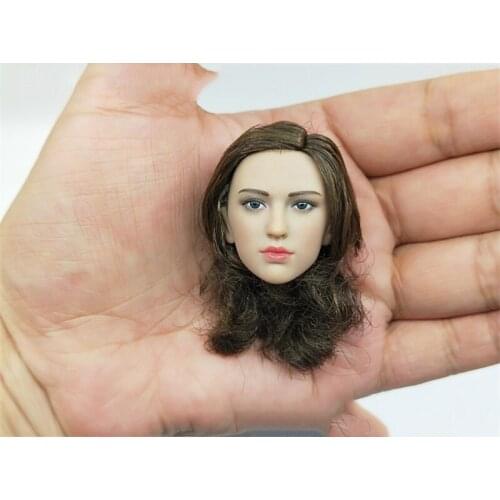 In Stock TBLeague 1/6th Female Soldier PL2020-162 Viking Female Head Sculpture Long Hair For Usual 12inch Doll Action Collection