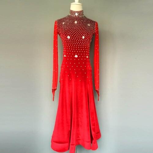 New style latin dance costume sexy spandex long sleeves latin dance dress for women latin dance competition dresses A34 S-4XL