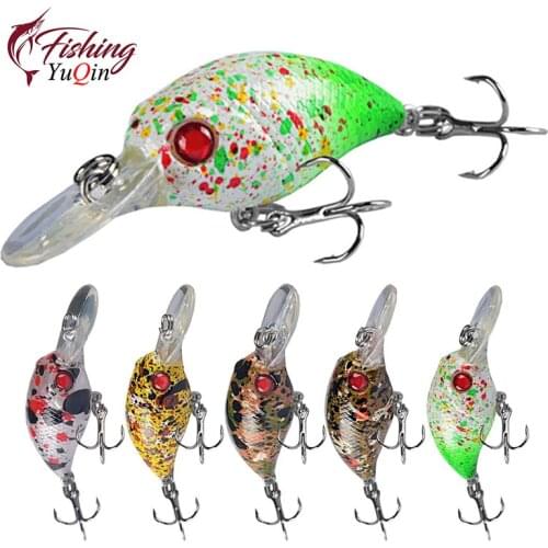 1PCS 4.5cm 3g Crankbait Fishing Lure Quality Minnow Lure 3D Eyes Plastic Hard Bait Pesca Artificial Jig Wobblers Fishing Bait