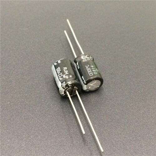 100pcs 22uF 100V ELNA RJH Series 8x11.5mm Extra Low Impedance 100V22uF Audio Capacitor