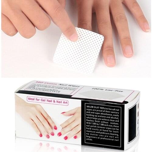 360 Stks/pak Niet-pluizende Nagellak Remover Katoen Wipes Cleaner Papier Pad Hand Servet Nagels Polish Art Cleaning Manicure