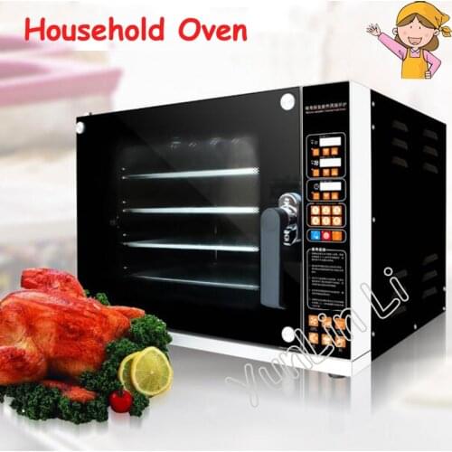 60L Electric Oven Commercial Baking Oven 220V 4500W Home Toaster Hot Air Circulation Household Large Capacity Oven CK02C