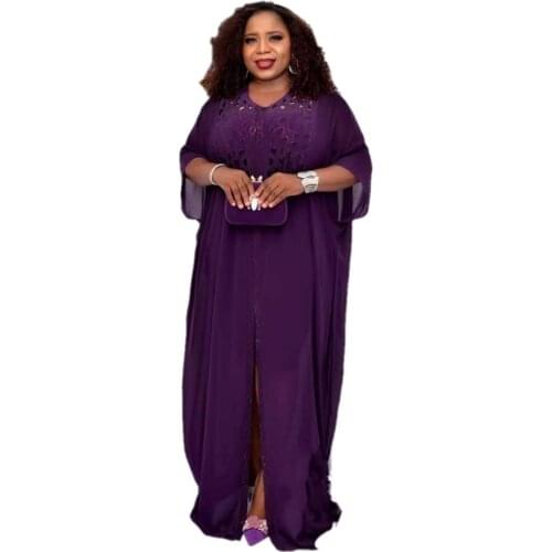 African Dresses For Women New Style Classic Africa Women Dashiki Fashion Hollow Out Embroidery Long Maxi Dress African Clothes