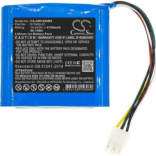 CS 6700mAh / 99.16Wh battery for Arjo Huntleigh Air pump 513400-01