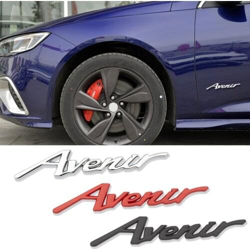 Car 3D Metal Stickers and Decals For Buick Avenir Envision Excelle Encore 2020 2021 Car Rear Trunk Body Emblem Badge Stickers
