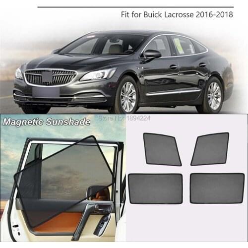 Car Full Side Windows Magnetic Sun Shade UV Protection Ray Blocking Mesh Visor For Buick LaCrosse 2016