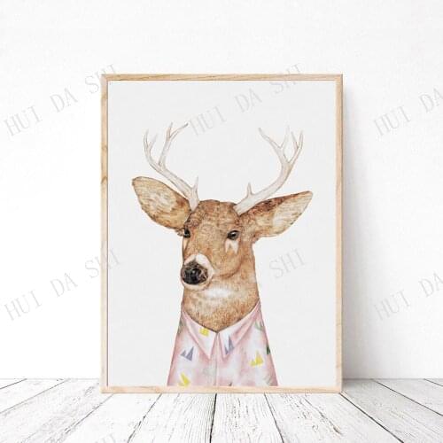 White-Tailed Deer - Art print poster - Animal Artist - Woodland Collection - Beautiful baby deer