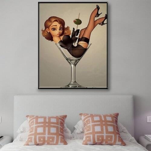 Lady Goblet DIY 5D Full Drill Diamond Painting Embroidery Cross Stitch Kits Rhinestone Wall Home Decoration Craft for E8BD