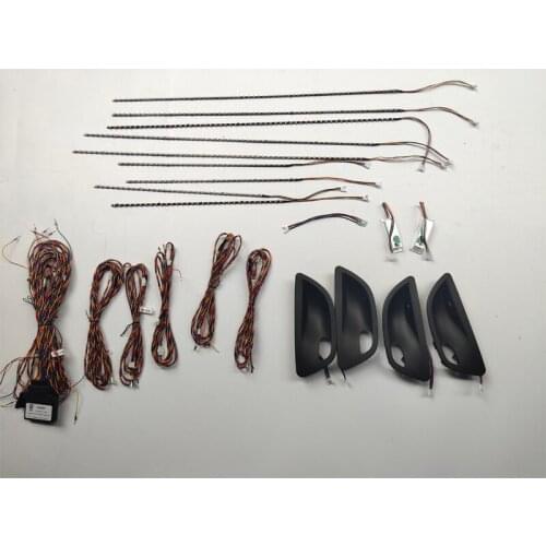 For BMW 5 series F10 F11 F18 Auto Light Caps Car Decorative illuminated Cover Door AudioAtmosphere Lamp Panel Ambient Light Set