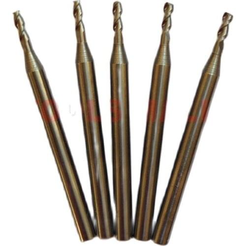 Free shipping - 6pcs 2mm 3 Flutes Aluminium Milling Tools Carbide CNC Endmill Router bits hrc50 D2*6*D4*50