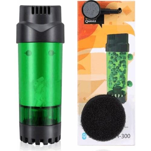 HONGYI Fluidized Moving Bed Filter Bubble Bio Media Reactor for Hydroponics Pond with Air Stones Fish Tank Sponge Filter MBBR