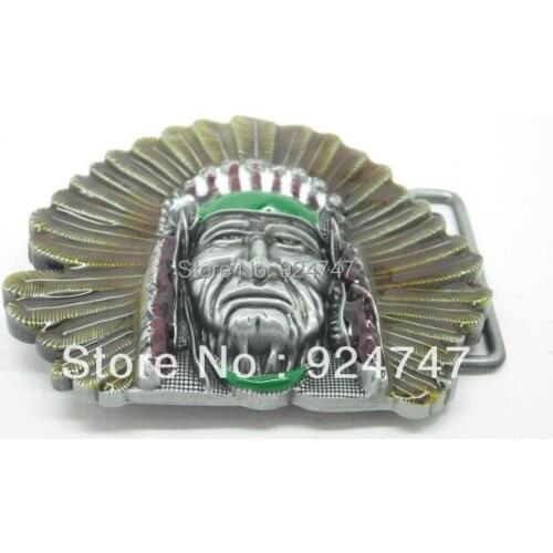 Indian Chief Belt Buckle