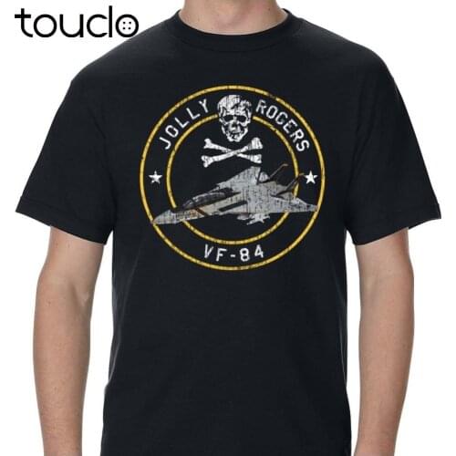 Jolly Rogers VF-84 F-14 T-Shirt Hot Sales Summer Tops Tees T Shirt