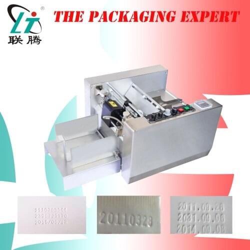 Steel Seal Automatic Expiry Date Codes Printing Machine Auto Plastic Bag Paper Carton Paper Box Case Code Printer Free Shipping