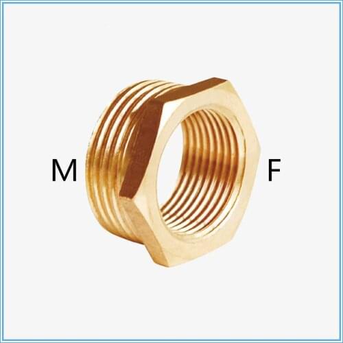 Brass Reducer Male Thread to Female Thread Reducing Bush adapter Fitting Gas Air Water Fuel Copper