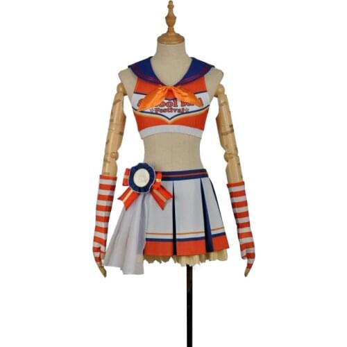 LoveLive Aqours Takami Chika Cosplay Costume Stage Performance Clothes , Perfect Custom for You