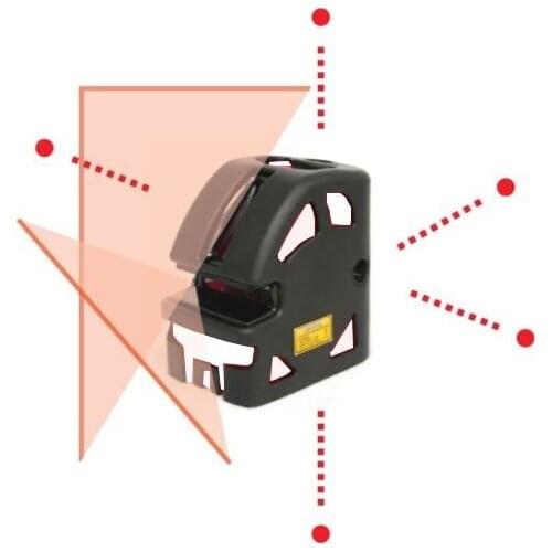 Sincon LP-106 Line Magnetic Cross Line Laser Level System 1V1H, 5 Points