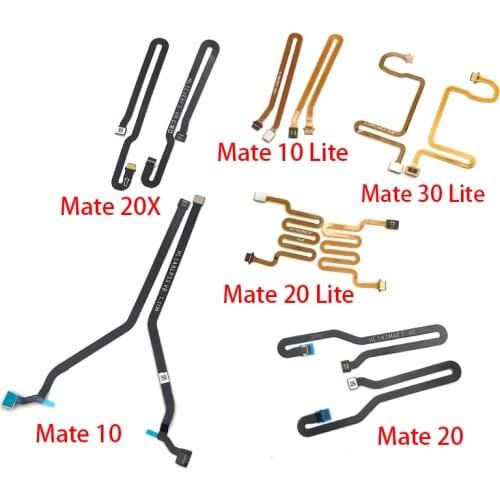 New For Huawei Mate 10 20 20X 30 Lite Home Button Fingerprint Touch Id Sensor Connector Flex Cable