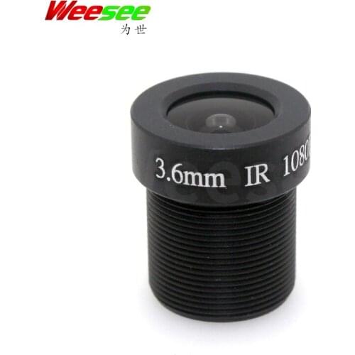 WS Board Lens 3.6mm 2MP F2.0 M12 Mount CCTV Lens