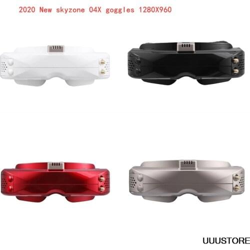 SKYZONE 04X SKY04XOLED 5.8G 48CH Steadyview Receiver 1280X960 DVR FPV Goggles with Head Tracker Fan for RC Airplane FPV Racing