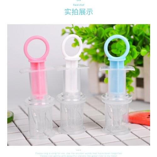Factory Direct Sales Baby silicone Feeder Syringe Type feeder type feed anti-choking feeding device
