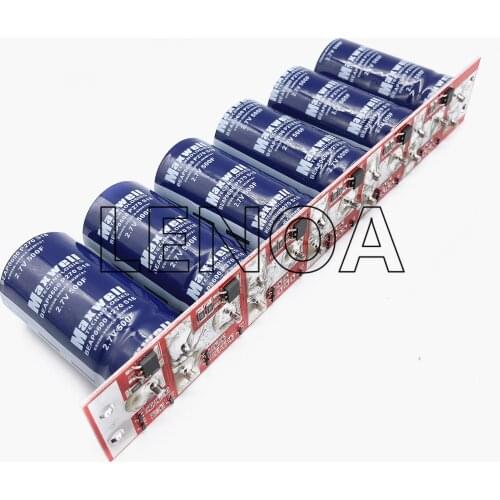 Three pin super capacitor high current 2.7v500f 6pcs Ferrari capacitor car rectifier module 16v83f