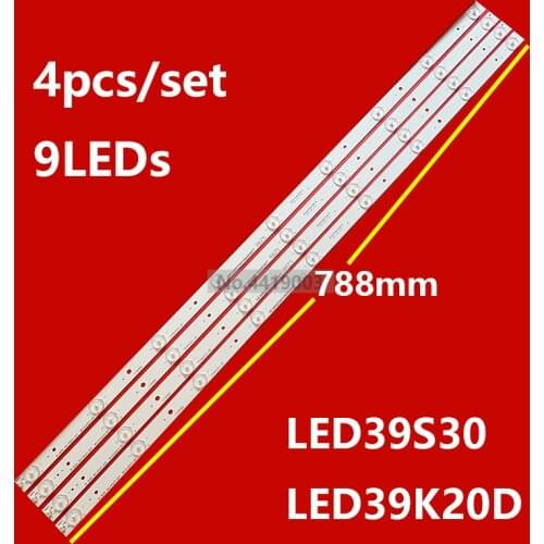 LED Backlight strip 9 lamp For Hisense 39'' TV LED39S30 LED39K20D Hisense_39_3030C_4X9 _P93d75-9S1P HE39R6ZSM74965804877 R6ZS