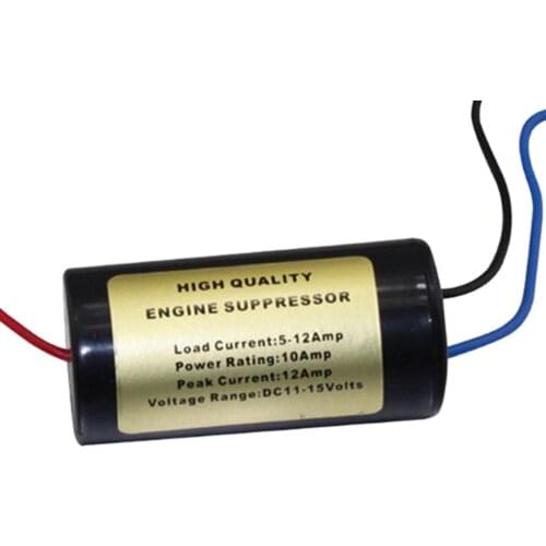 Universal 12v 12a Noise Audio Filter Kill Hum Engine Wine 12v Dc Car Stereo Installation For Your Alternator, Plug Wires