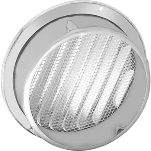 Stainless Steel Exterior Wall Air Vent Grille Round Ducting Ventilation Grilles 70mm,80mm,100mm,120mm,150mm,160mm,180mm,200mm