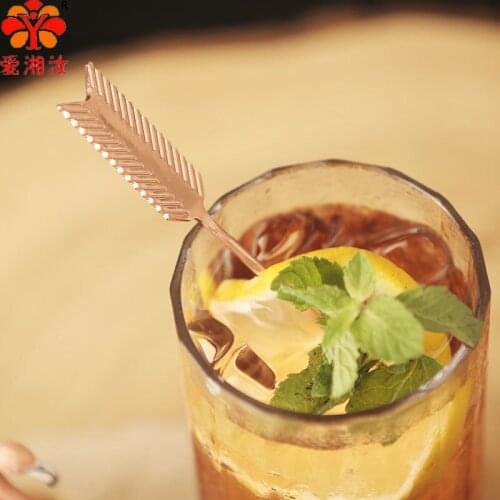 Japanese Arrow of Love Cocktail Needle Dry Martini Cocktail LabelStainless steel sword shaped cocktail ornament needle